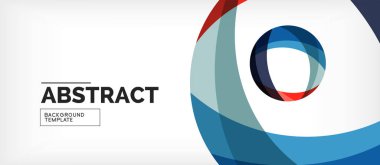 Renkli dalga hatları soyut arka plan, iş veya techno sunumu için renk çizgisi