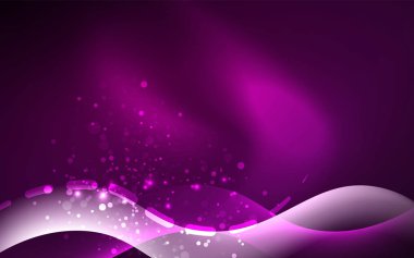 Neon soyut arka plan. Arka plan dekorasyonu. Trendy grafik tasarım.