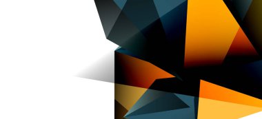 Işık arka planda trendy tarzında üçgen geometrik arka plan. Retro vektör illüstrasyon. Renkli parlak. Trendy modern tarzı. Vektör iş illüstrasyon.