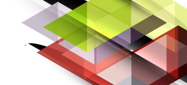 Soyut kavramı üçgen grafik elemanı. Teknoloji arka planı. Afiş, poster şablonu