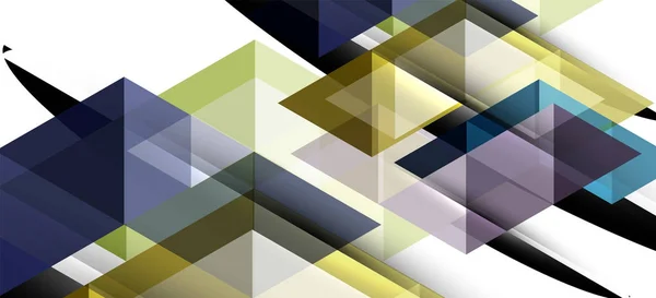 Bunte sich wiederholende Dreiecke modern geometrisch in zeitgenössischem Stil auf weißem Hintergrund. abstrakte geometrische Form. moderne stilvolle Textur — Stockvektor