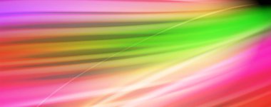 Modern gökkuşağı sıvı renk akışı renkli poster. Siyah renk arka planda dalga sıvı şekli. Soyut Kompozisyon