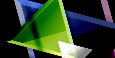 Dinamik üçgen kompozisyon soyut arka plan