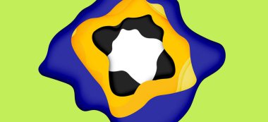 Soyut Web tasarımı için soyut dalgalar kesti. Renk geometrik deseni. Vektör soyut geometrik dinamik desen çerçevesi