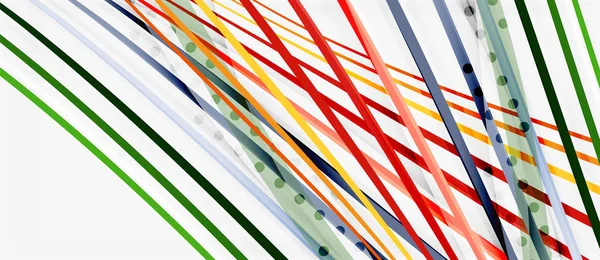 Les lignes de rayures de couleur tendance ondulent, un grand design pour tous les usages. Modèle de ligne vectorielle. Fond géométrique vectoriel — Image vectorielle