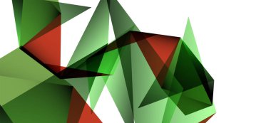 Vintage soyut üçgen mozaik kompozisyon VECTON beyaz arka plan ile şablon. Basit tasarım arka plan. Modern düz tasarım. Güzel vektör deseni.