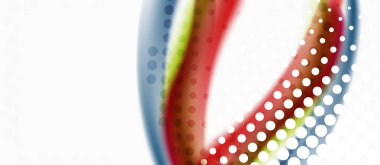 Işık zeminüzerinde Çizgi dalga sanat illüstrasyon. Vektör soyut tasarım afiş şablonu. İş şablonu