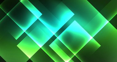 Işık arka plan hipster tarzıNeon geometrik soyut arka plan. Uzay retro tasarım. Renk geometrik desen. Kare şekil soyut arka plan.