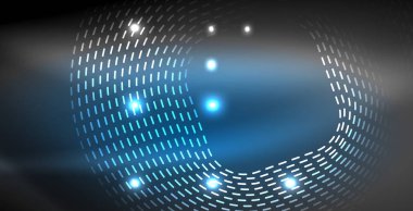 Soyut çizgiler, Modern arka plan ile parlayan parlak neon renkler