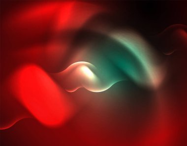 Neon ışıklar vektör soyut arka plan