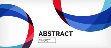 Renkli dalga hatları soyut arka plan, iş veya techno sunumu için renk çizgisi