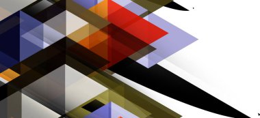 Soyut üçgen desen, renkli zemin. Sunum şablonu. Modern dokulu şekil. Trendy modern tarzı