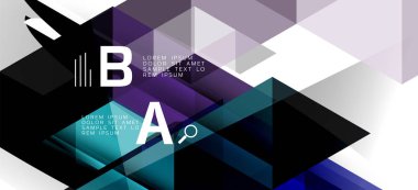 Modern mozaik üçgen şablon arka plan, herhangi bir amaçla büyük tasarım. Soyut geometrik grafik tasarım üçgen deseni. Geometrik çizgi deseni.