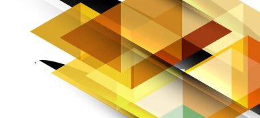 Soyut üçgen desen, renkli zemin. Sunum şablonu. Modern dokulu şekil. Trendy modern tarzı