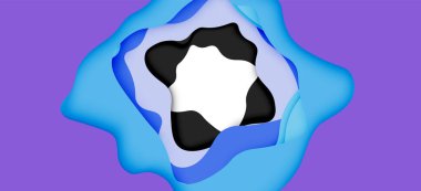Soyut Web tasarımı için soyut dalgalar kesti. Renk geometrik deseni. Vektör soyut geometrik dinamik desen çerçevesi