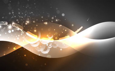 Neon soyut arka plan. Arka plan dekorasyonu. Trendy grafik tasarım.