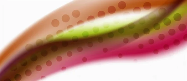 Patrón de difuminación de onda abstracta de moda, líneas multicolores sobre fondo blanco para el diseño de papel pintado. Colorido vector de fondo. Elemento vector creativo . — Archivo Imágenes Vectoriales