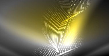 Neon çizgiler parlak parlayan arka plan