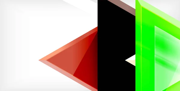 3d vetor triangular design de fundo abstrato mínimo, design geométrico cartaz abstrato —  Vetores de Stock