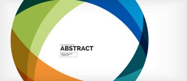 Renkli dalga hatları soyut arka plan, iş veya techno sunumu için renk çizgisi