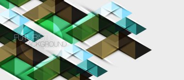 Üçgen geometrik modern iş sunumu tasarım şablonu, herhangi bir arka plan için soyut desen