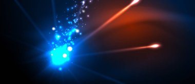 Kutlama tasarım için Fireworks karanlık gece arka plan. Mavi soyut arka plan. Doğum günü partisi. Şenlikli sanat geçmişi. Uzay arka planı. Gece partisi. Noel arifesi.