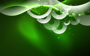 Neon soyut arka plan. Arka plan dekorasyonu. Trendy grafik tasarım.