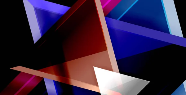 Brillant fond triangles brillant — Image vectorielle