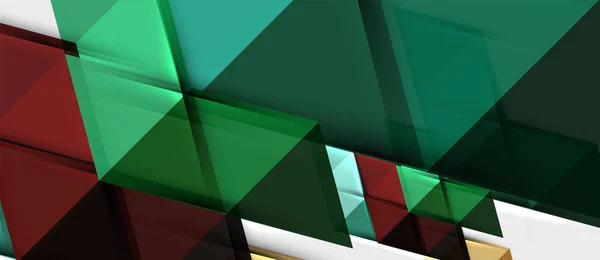 Αφηρημένο γεωμετρικό υπόβαθρο. Σύγχρονα επικαλυπτόμενα τρίγωνα. Ασυνήθιστα σχήματα χρωμάτων για το μήνυμά σας. Παρουσίαση επιχείρησης ή τεχνολογίας, πρότυπο κάλυψης εφαρμογών — Διανυσματικό Αρχείο