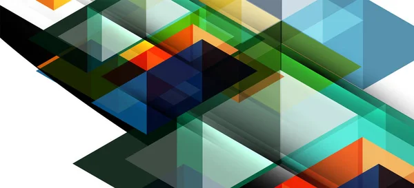 Abstracte driehoek patroon, kleurrijke achtergrond. Presentatie sjabloon. Moderne getextureerde vorm. Trendy moderne stijl — Stockvector