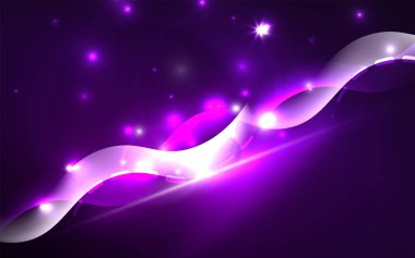 Neon soyut arka plan. Arka plan dekorasyonu. Trendy grafik tasarım.