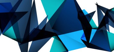 Vintage soyut üçgen mozaik kompozisyon VECTON beyaz arka plan ile şablon. Basit tasarım arka plan. Modern düz tasarım. Güzel vektör deseni.