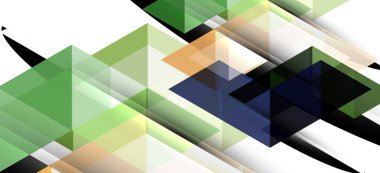 Soyut kavramı üçgen grafik elemanı. Teknoloji arka planı. Afiş, poster şablonu