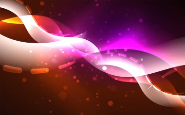 Neon soyut arka plan. Arka plan dekorasyonu. Trendy grafik tasarım.