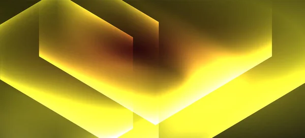 Neon glänzende Farblinien Hintergrund. abstrakte bunte Web-Vorlage geometrische moderne Technologie-Konzept. — Stockvektor