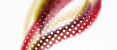 Işık zeminüzerinde Çizgi dalga sanat illüstrasyon. Vektör soyut tasarım afiş şablonu. İş şablonu