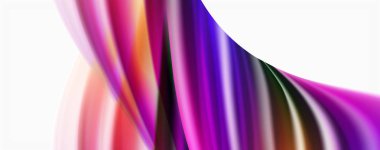 Renk akan dalgalar, sıvı kavramsal soyut arka plan