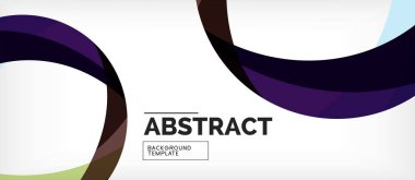 Renkli dalga hatları soyut arka plan, iş veya techno sunumu için renk çizgisi