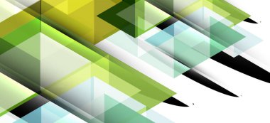 Beyaz arka planda çağdaş tarzda renkli tekrarlayan üçgenler modern geometrik. Soyut geometrik şekil. Modern şık doku