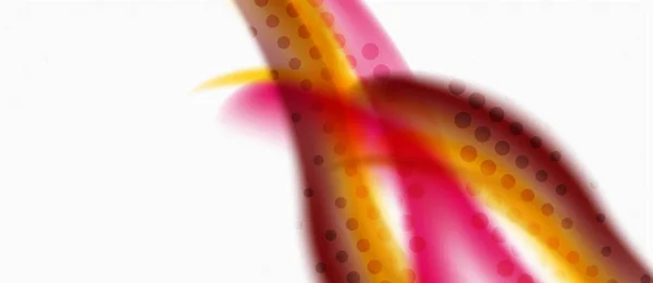 Ilustración de arte de onda lineal sobre fondo de luz. Plantilla de banner de diseño abstracto vectorial. Plantilla empresarial — Vector de stock