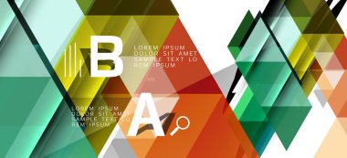 Modern mozaik üçgen şablon arka plan, herhangi bir amaçla büyük tasarım. Soyut geometrik grafik tasarım üçgen deseni. Geometrik çizgi deseni.