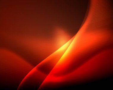 Parlak renk parlak neon soyut dalga şablonu. Soyut parlak ışık. Neon ışık parlayan etkisi. Uzay arka planı. Soyut şekil