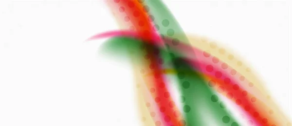 Patrón de difuminación de onda abstracta de moda, líneas multicolores sobre fondo blanco para el diseño de papel pintado. Colorido vector de fondo. Elemento vector creativo . — Vector de stock