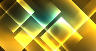 Işık arka plan hipster tarzıNeon geometrik soyut arka plan. Uzay retro tasarım. Renk geometrik desen. Kare şekil soyut arka plan.