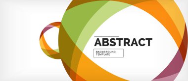 Renkli dalga hatları soyut arka plan, iş veya techno sunumu için renk çizgisi