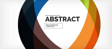 Doğrusal dalga Web şablonu. Vektör illüstrasyon parlak tasarım. Dekoratif baskı. Dekoratif zemin vektörü. Vektör iş illüstrasyon