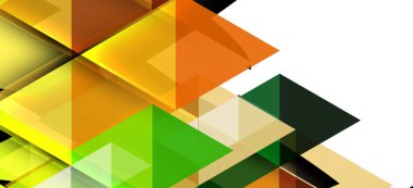 Soyut üçgen desen, renkli zemin. Sunum şablonu. Modern dokulu şekil. Trendy modern tarzı