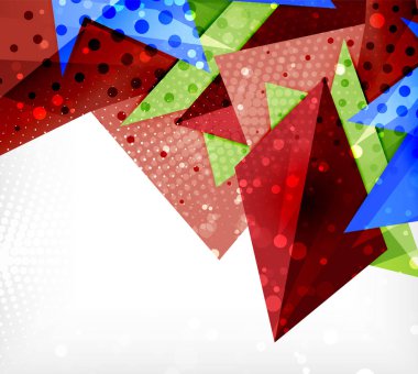 Modern origami kartı. Modern origami tasarım elemanı. Renk geometrik desen. Soyut düşük poli arka plan. Sunu şablonu.