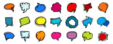 El çizimi konuşma baloncukları