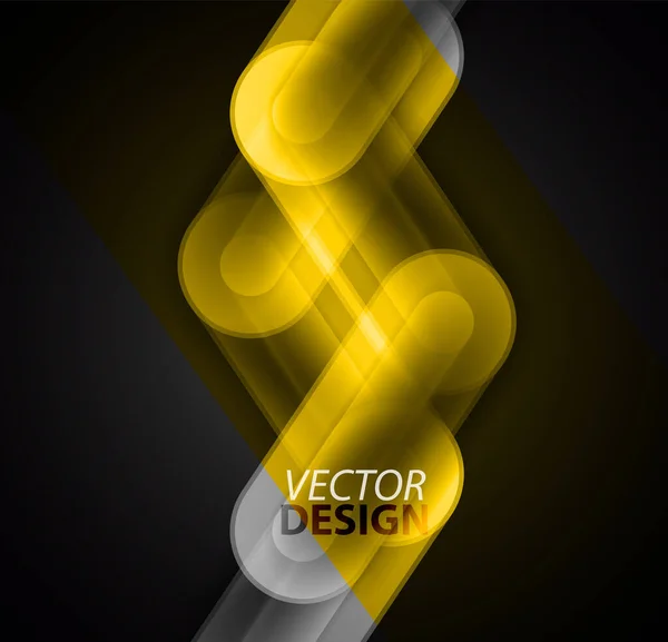 Fondo abstracto de conexión de vidrio o cadena metálica — Vector de stock